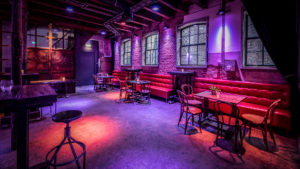 Sfeer verlichting, geluid en video Scheltema 4